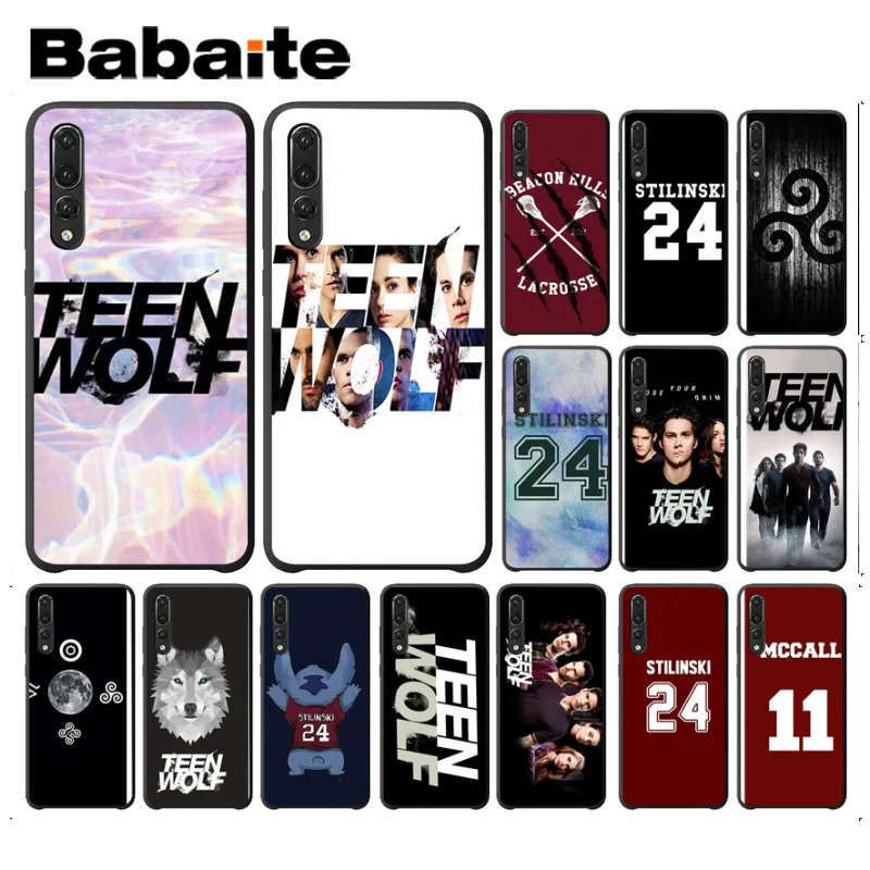 Babaite Американский ТВ серии Teen Wolf 24 мягкий чехол для телефона huawei p20 pro p20lite p9lite nova 3i