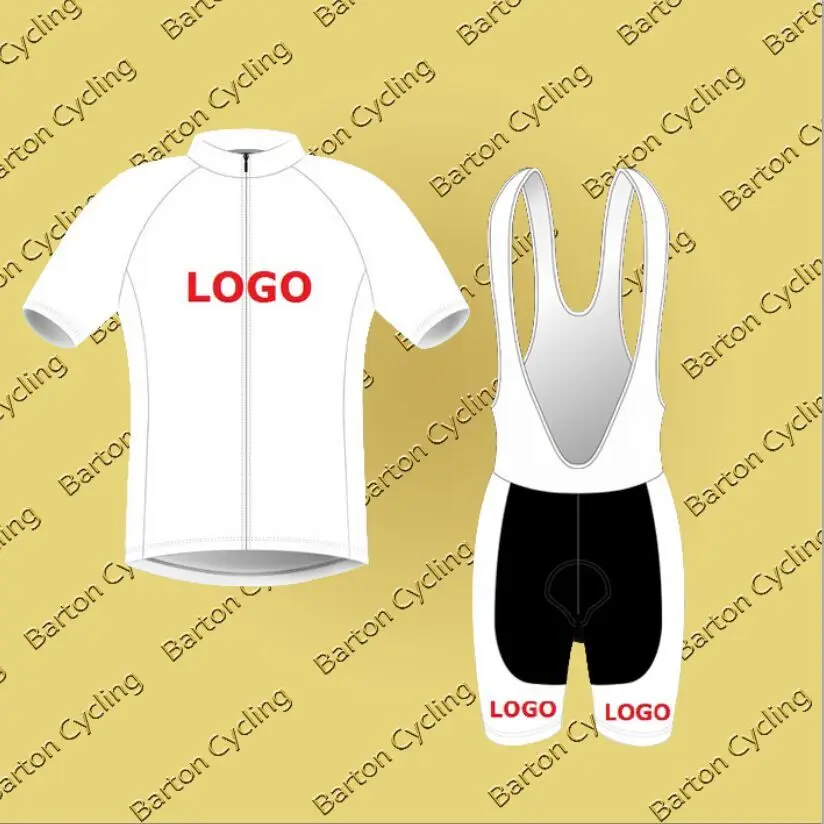 

Custom Cycling Jersey DIY Short Sleeve Jersey 9D Gel Pad Bib Shorts Bike Racing Team Biker Male Female Cycling Suit Set S001