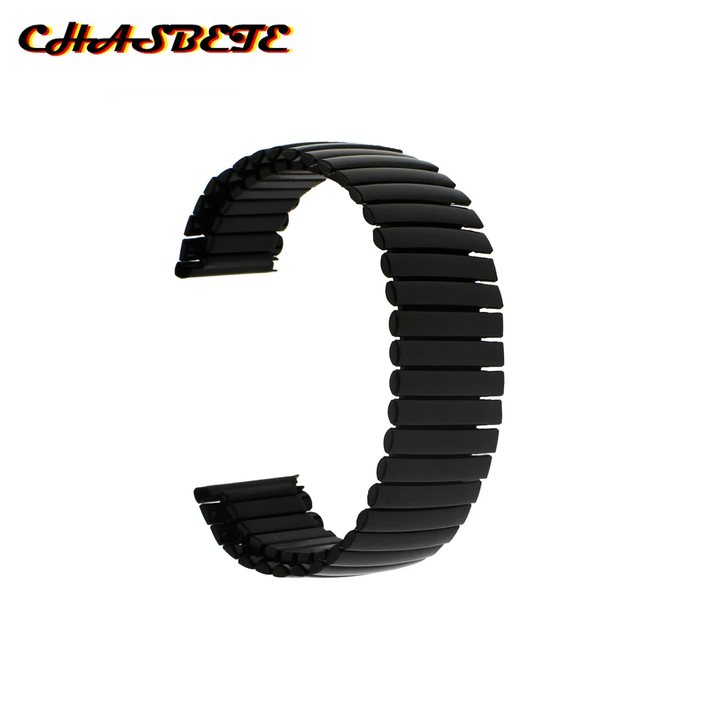 

12 14 16 18 20 22 24 Stainless Steel Watch Band for Maurice Lacroix Metal Elastic Strap Wrist Loop Belt Bracelet Silver Black