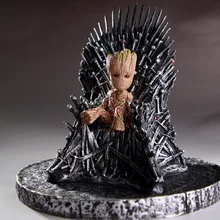 The model of the iron throne in Game of Thrones collective toy figure game of thrones the avengers deadpool action figure toy sailor moon luna harri potter series guardians of the galaxy keychain