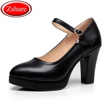 Leisure workplace pumps women shoes high heels new fashion classic square heel pointed toe high heels shoes woman 34-44 size Leisure workplace pumps women shoes high heels new fashion classic square heel pointed toe high heels shoes woman 34-44 size