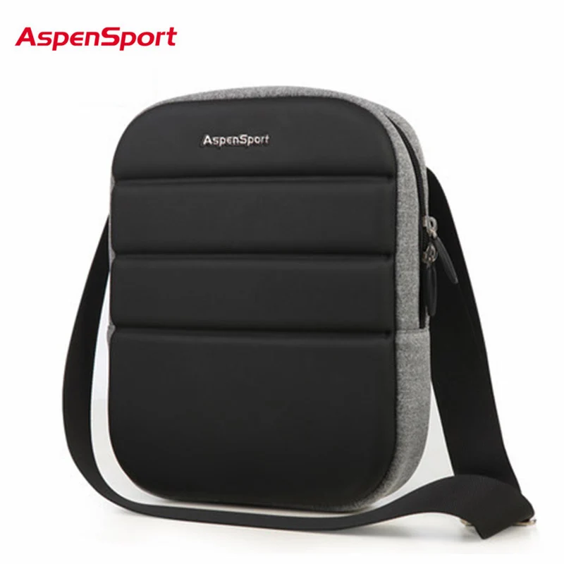 

AspenSport New 2018 Men'S Waterproof EVA Business Bags Shoulder & Crossbody Bags For Men Classic Versatile Bags Messenger Bags