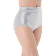 Ifostumes mulheres criança metálico rave booty dança shorts bottoms elastano lycra shorts treino cheer booty ballet shorts