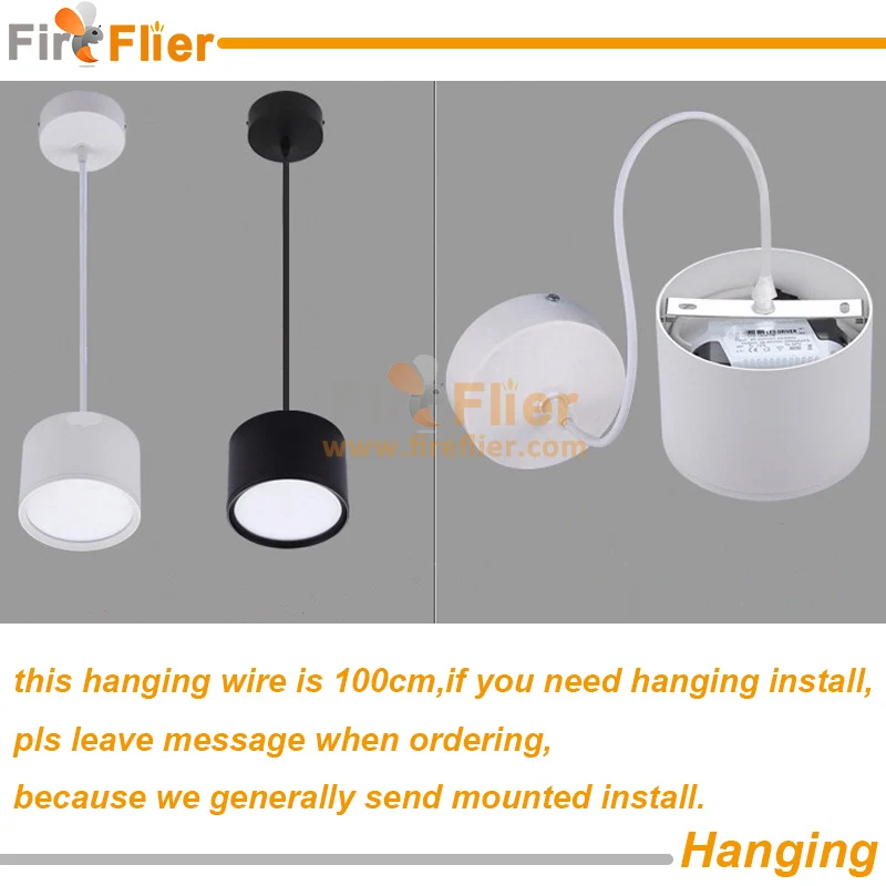 mounted led downlight hanging