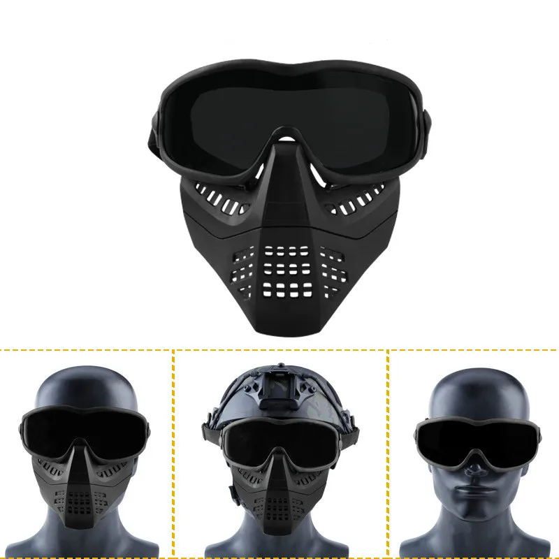 

Military Tactical Mask Airsoft Paintball Combat Masks Full Face Ultralight Tactical Army CS Masks