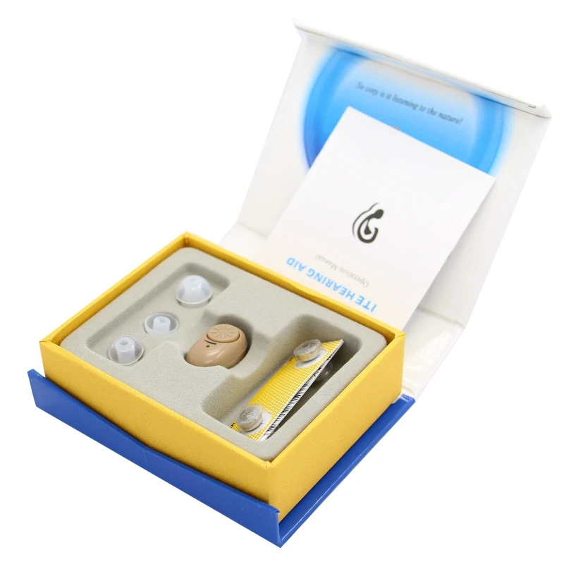 

IN Ear Hearing Aid AXON K-83 sound Amplifier soft Earplugs Personal Health Care