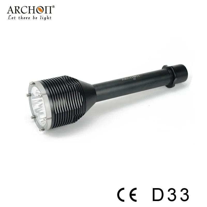 ARCHON D33 фонарь для дайвинга 3* CREE XM-L2 U2 светодиодов Макс 3000 подводный фонарик lumen подводный 100 м водонепроницаемый фонарь для дайвинга