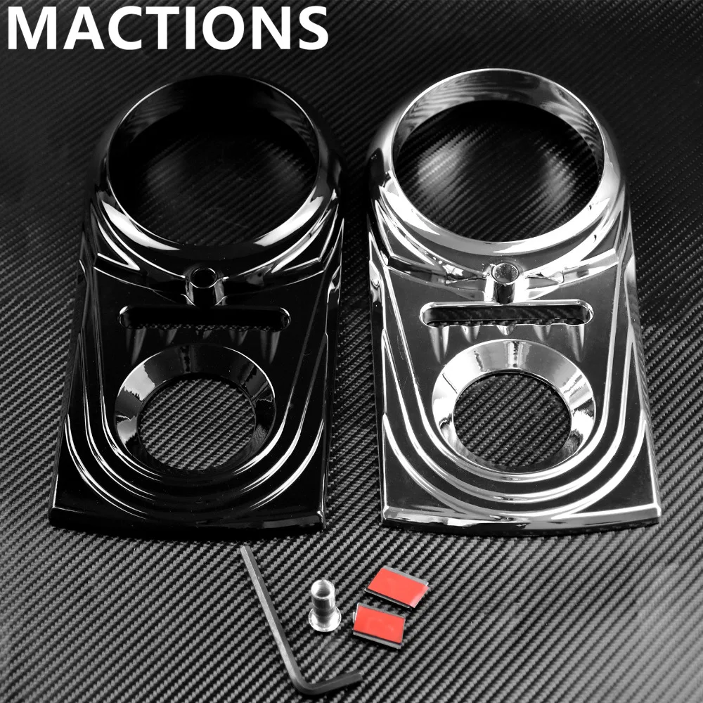 Motorcycle Dash Panel Insert Cover ABS Plastic For Harley Softail Dyna