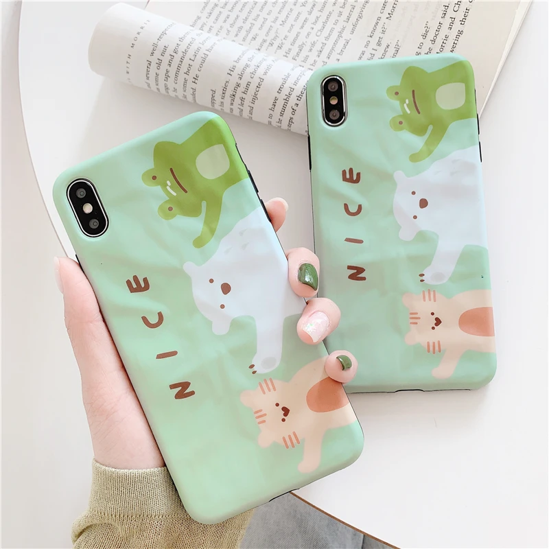 Wixcen Fold мультяшный чехол для телефона IPhone Xs Xsmax Xr 6 6s 7 8 Plus Забавный силиконовый из