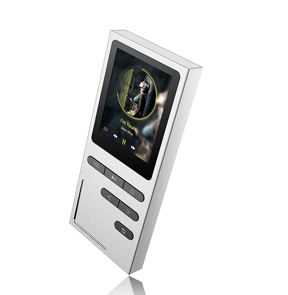 Новый металлический MP3 музыкальный плеер встроенный динамик портативный