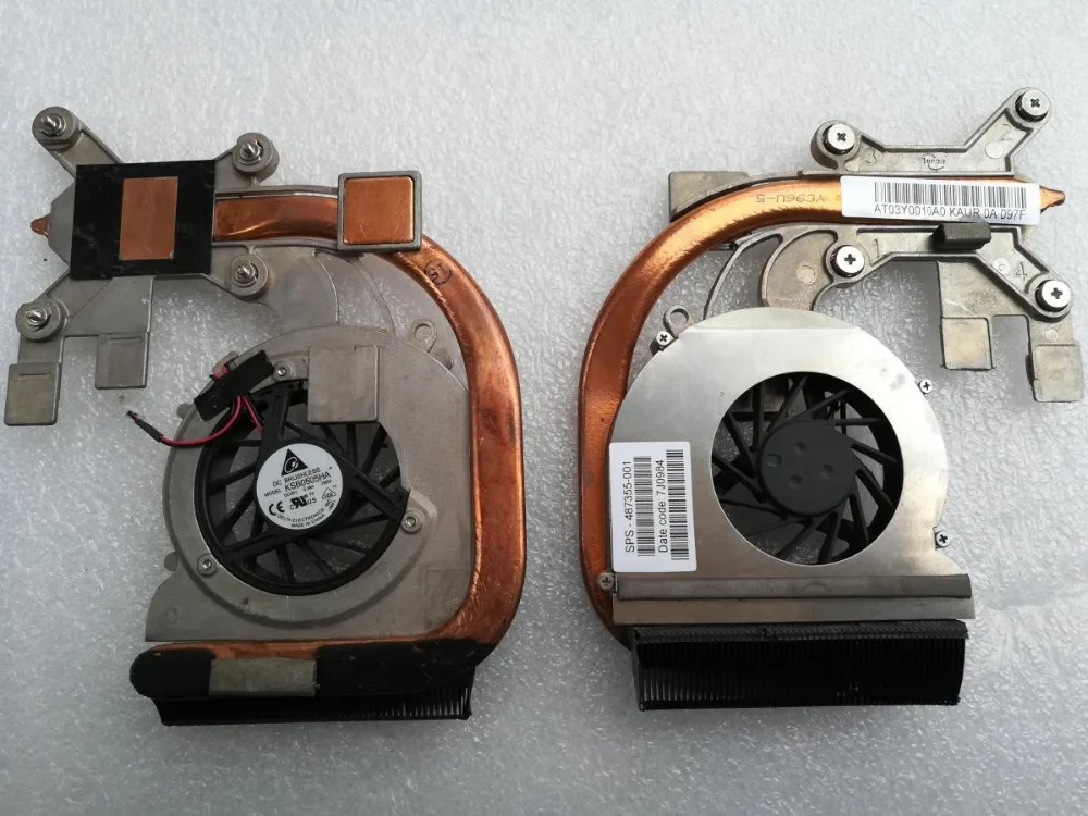 

Laptop CPU cooler fan for HP CQ41 CQ45 DV4 cooling heatsink with fan Thermal 575283-001 577113-001 FOR AMD cpu DSC model