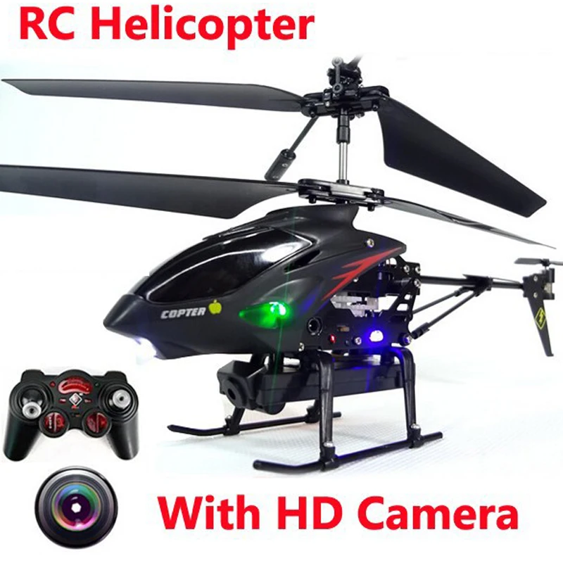 Buy Cheap Rc Helicopter Drone With Camera Avatar 3.5 CH Metal Remote Control Shatter Resistant Dron radio control toys helicoptero