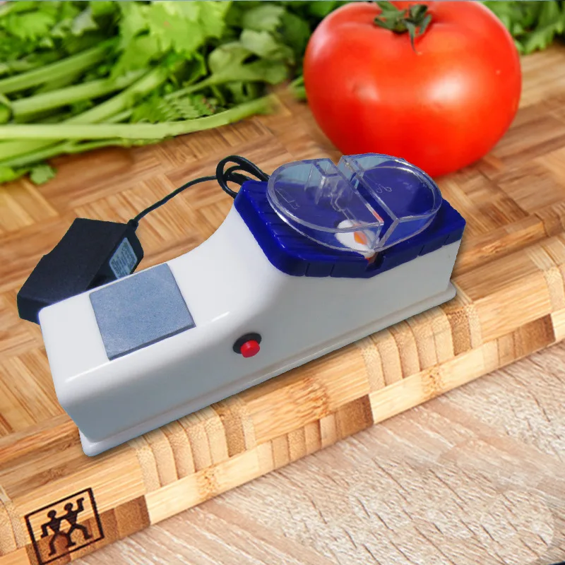 

1Pcs Electric Sharpener Plug In Automatic Grinding Tool Fast Multi Function Grinder Knife Quality Kitchen Utensils Househould