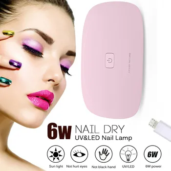

Portable Sun mini uv led nail lamp polishing machine 6W USB Charger Small lampe uv for gel nails manicure mini nail dryer