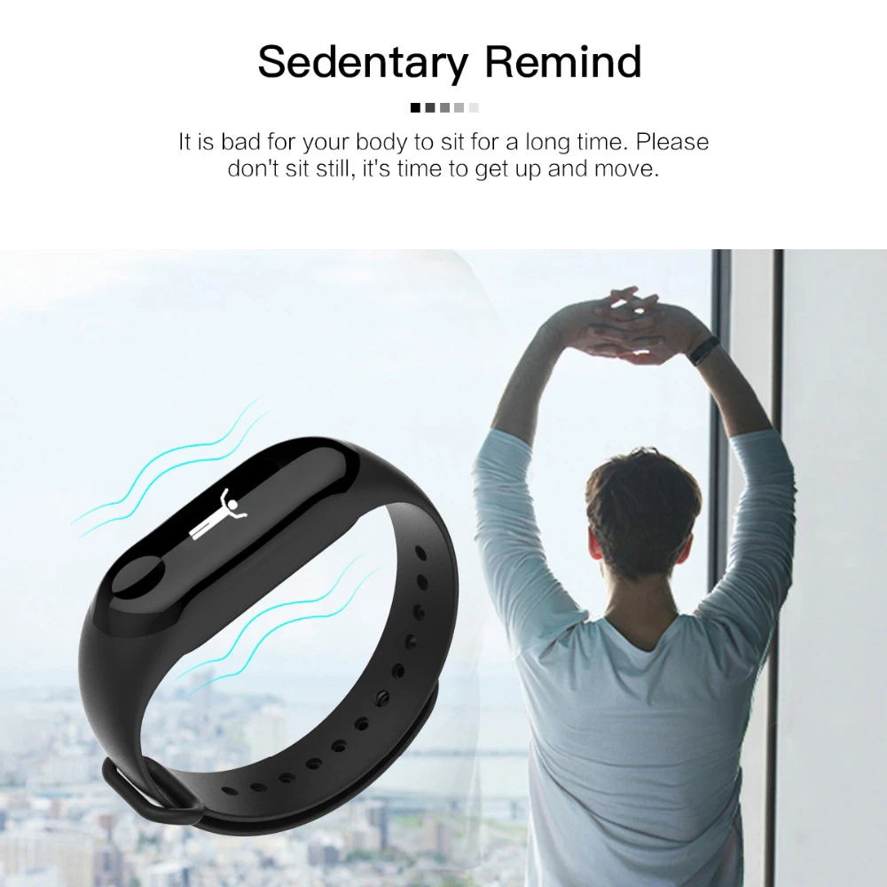 

M3 Pro Smart Bracelet Fitness Tracker Blood Pressure Smart Watch Waterproof Smart Blood Pressure Heart Rate Monitor Bracelet