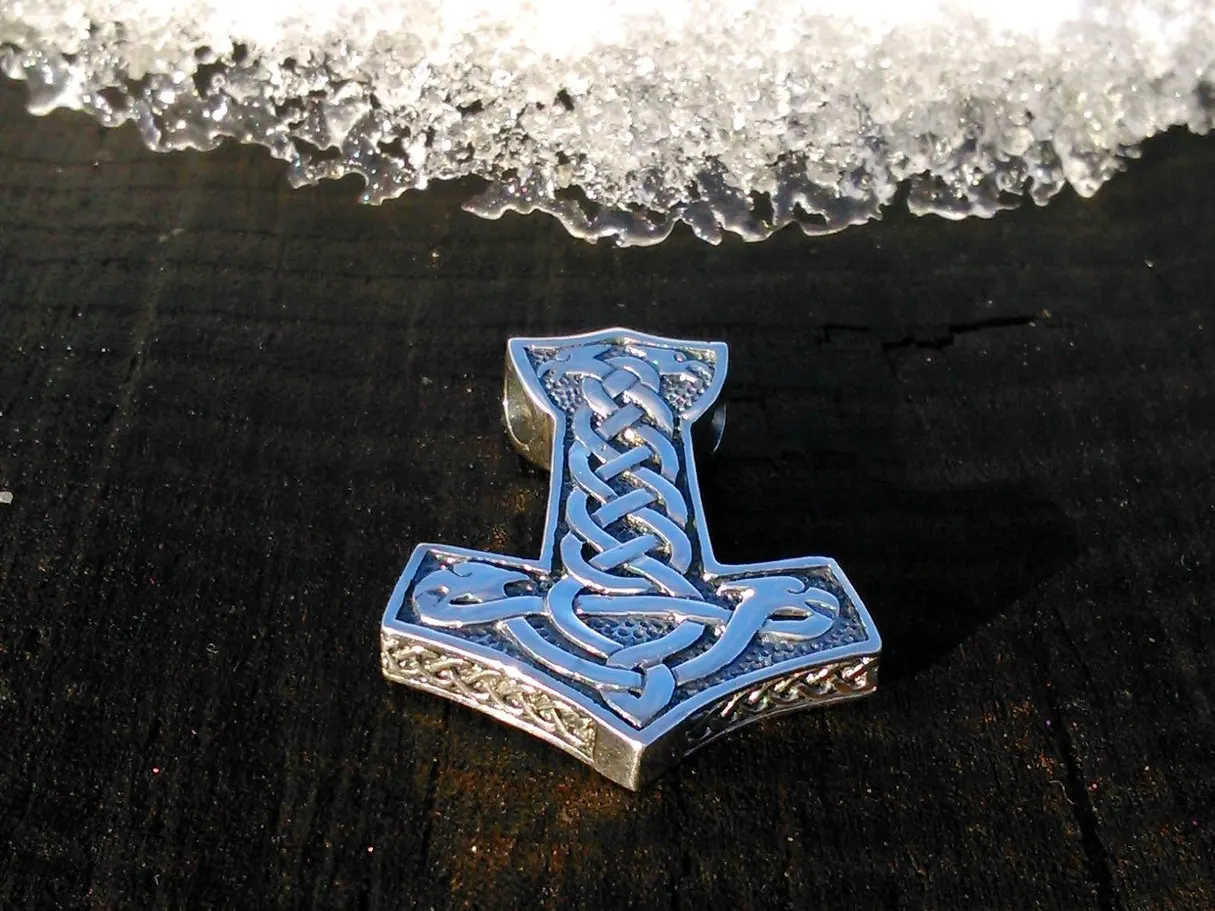 Mjolnir подвеска викингов ювелирные изделия Молот Тора скандинавский норвежский