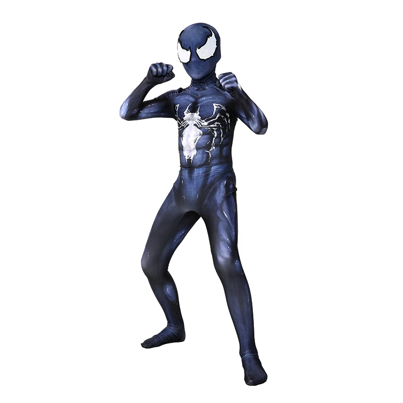 Детские облегающие костюмы с симбионтом Marvel, человеком-пауком, Zentai, маскарадный костюм на карнавал для мальчиков, карнавальный костюм на Хэллоуин, карнавальный костюм