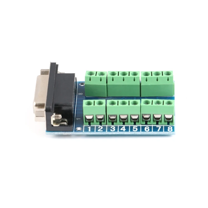 DB15 D SUB VGA 15pin Женский адаптер Jack терминал Breakout PCB плата|Соединители| |