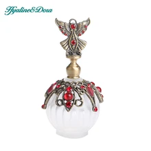 18ML Retro Antique Glass Perfume Bottle 1.4 inch Flower Vine Empty Glass Cosmetic Container Wedding Decoration Perfume Bottle