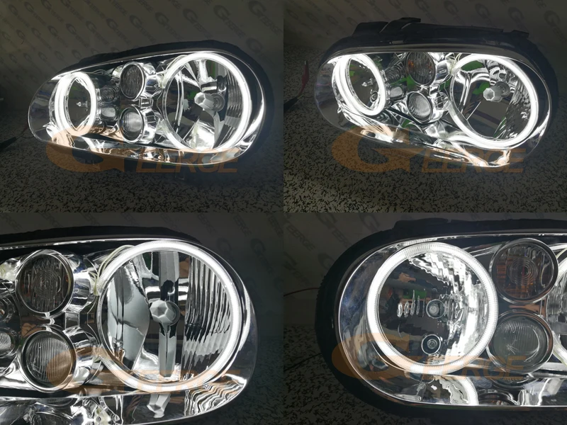 ccfl angel eyes Volkswagen VW Golf MK4 R32 GTi VR6 CABRIO A4 1998-2004(15)