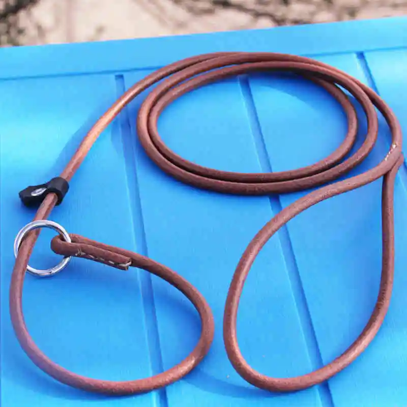 DODOPET Thin and Long Dog Leash Leather for Small Dogs Chihuahua Puppy