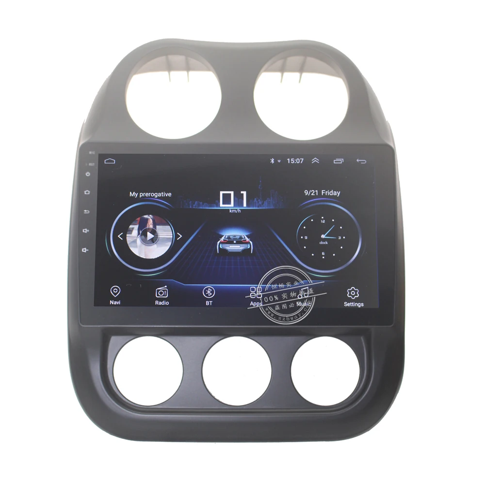 Cheap Free shipping 10.1" Quadcore Android 8.1 Car audio stereo for Jeep Compass car dvd player gps navi bluetooth,wifi 1