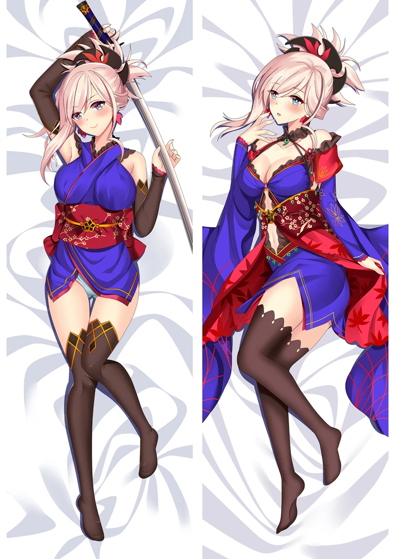 Обновление июля аниме Fate/Grand order персонажи сексуальная девушка Okita Souji Dakimakura наволочка обнимающая наволочка - Цвет: 86026