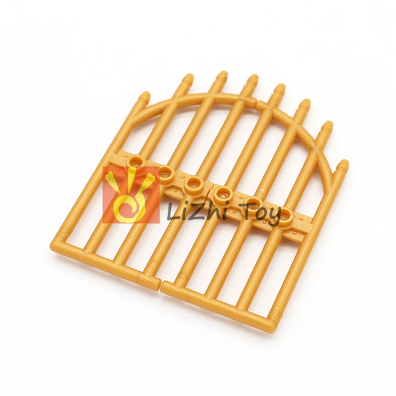 Кубики MOC 42448 дверь 1x4x9 изогнутые ворота с брусками и тремя шпильками сделай сам