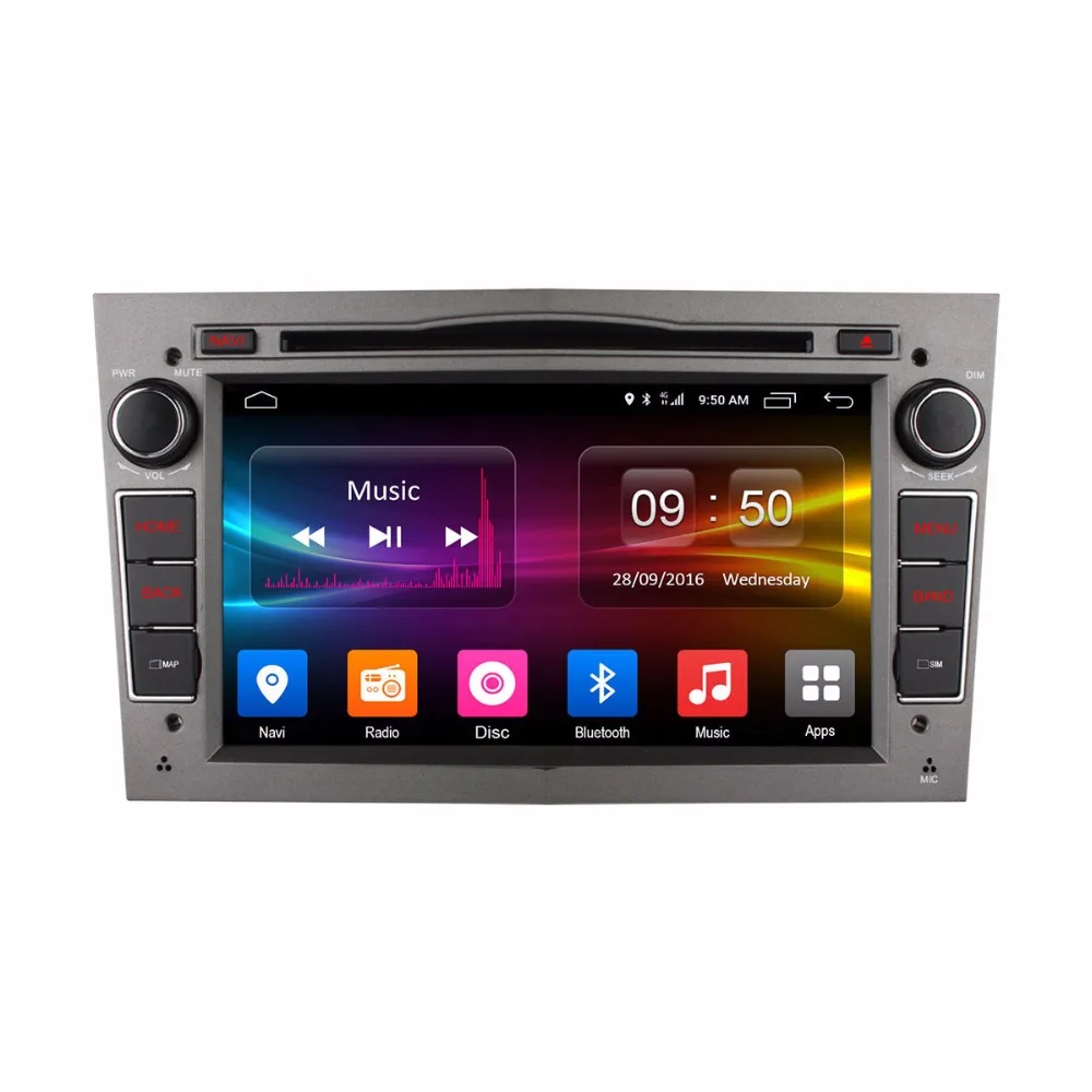 HD 1024*600 Octa Core 2GB RAM Android 6 0 для Opel Vectra C D Vivaro Meriva Antara Astra Corsa Zafira автомобильный DVD плеер