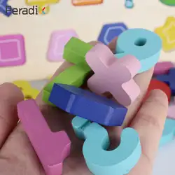 Peradix цифровые Обучающие игрушки Цифровой пазл многоцветный Kidsroom Начальная способность безопасный материал декор