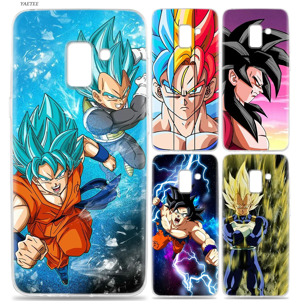 

Offical Original Painted Soft Case For Samsung Galaxy J4 J6 Plus J3 J5 J7 J8 J2 Pro 2018 2016 Cover Dragon Ball Z Gofu Dbz
