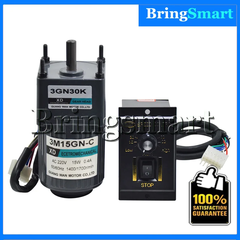 3m15gn C Single Phase 220v Ac 15w Speed Regulation Geared