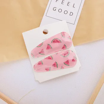 

Girl Hair Decoration Baby Girls Hair Clip Children Concise Casual All-match Fruit Pattern Hair Clip