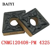10pcs CNMG120408-PM 4325 CNMG432-PM Carbide insert lathe tool CNC Cutter blades