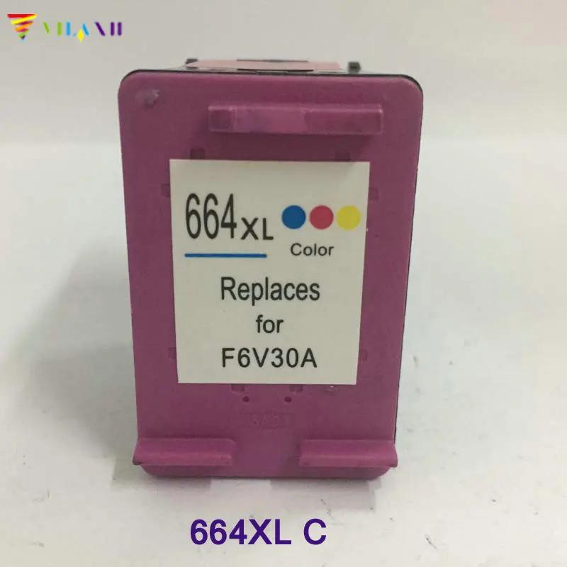 Совместимый чернильный картридж Vilaxh 664xl сменный для принтера hp 664 DeskJet 2135 3635 1115 1118