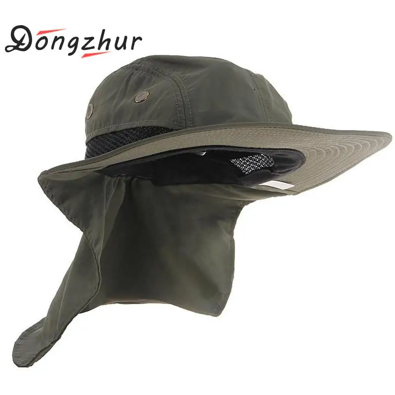 

Uv Protection Face Neck Cover Fishing Hat Summer Hiking Camping Visor Hat Sun Protect Cap Outdoor Sport Breathable Fishing Caps