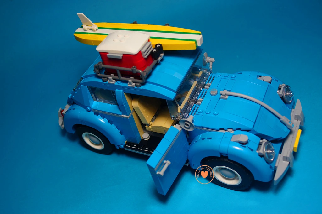 

New Technic Series Blue Beetle Car City Fit Legoings Technic Car 10252 City Model Building Blocks Bricks Diy Toy Gift Kid