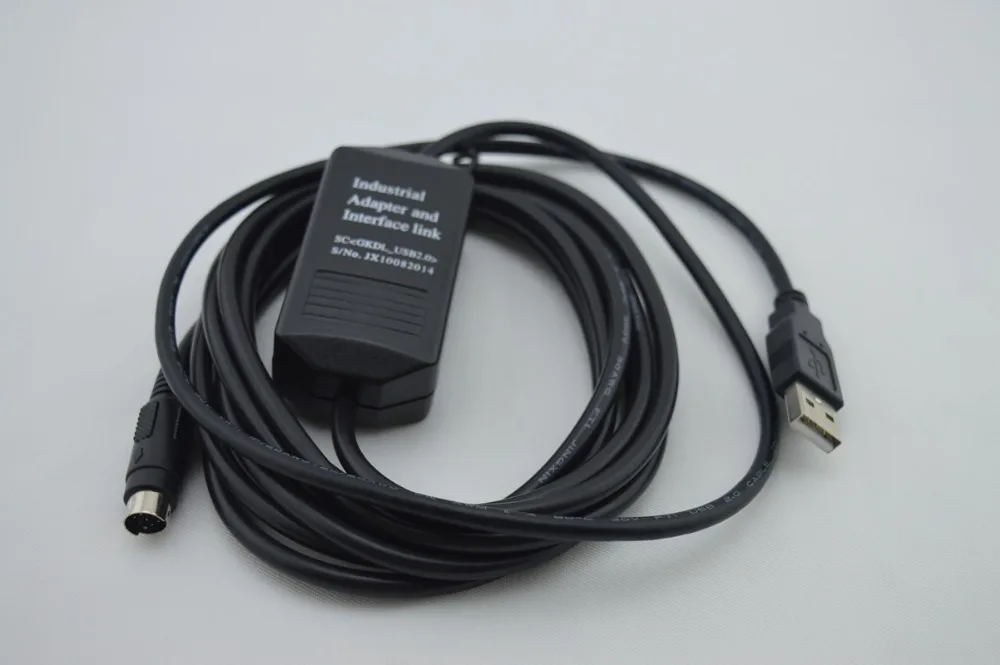 FX-USB-AW Кабель для программирования для MlTSUBISHI FX3UC PLC USB/RS422 fxusbaw