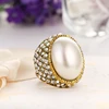 Noenname-null bague de perle à atmosphère rétro pour femmes, à la mode, pour un banquet de mariage, 2022 ► Photo 3/4