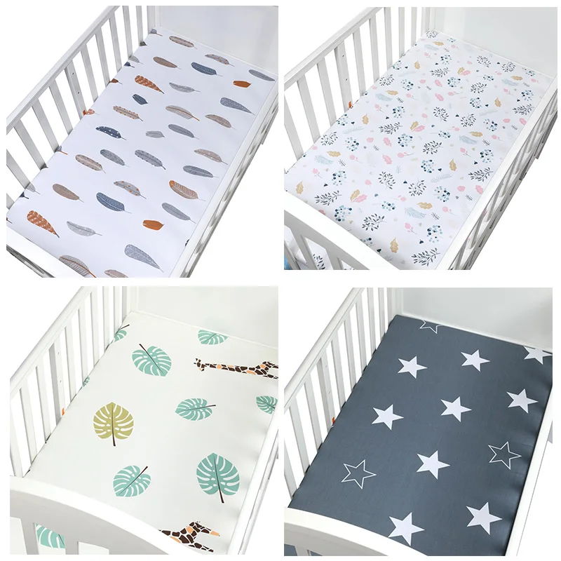 105*60cm The Best Gift Newborn Baby Crib Fitted Sheet Soft Breathable Baby Bed Mattress Cover Potector Cartoon Newborn Bed 105*60cm The Best Gift Newborn Baby Crib Fitted Sheet Soft Breathable Baby Bed Mattress Cover Potector Cartoon Newborn Bed