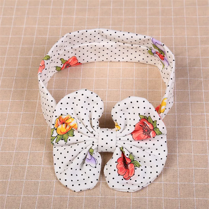 3 3Pcsset Baby Headband Headwear Wedding Gifts For Guests Gift Box Packed Children Cotton Bowknot Hairband Headwear Party Decor