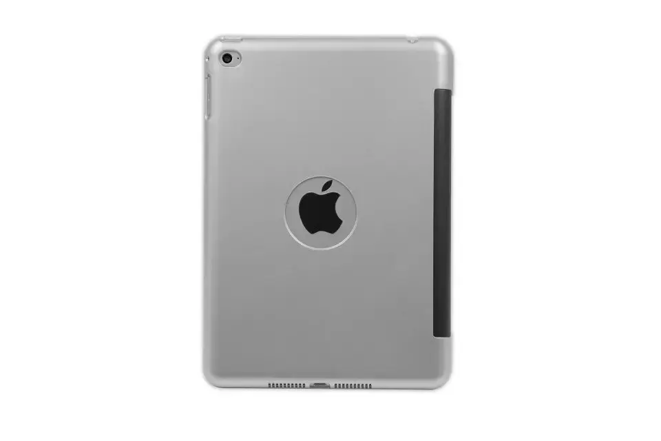 Беспроводная клавиатура Bluetooth чехол из алюминиевого сплава для iPad Mini 4 - Цвет: Silver