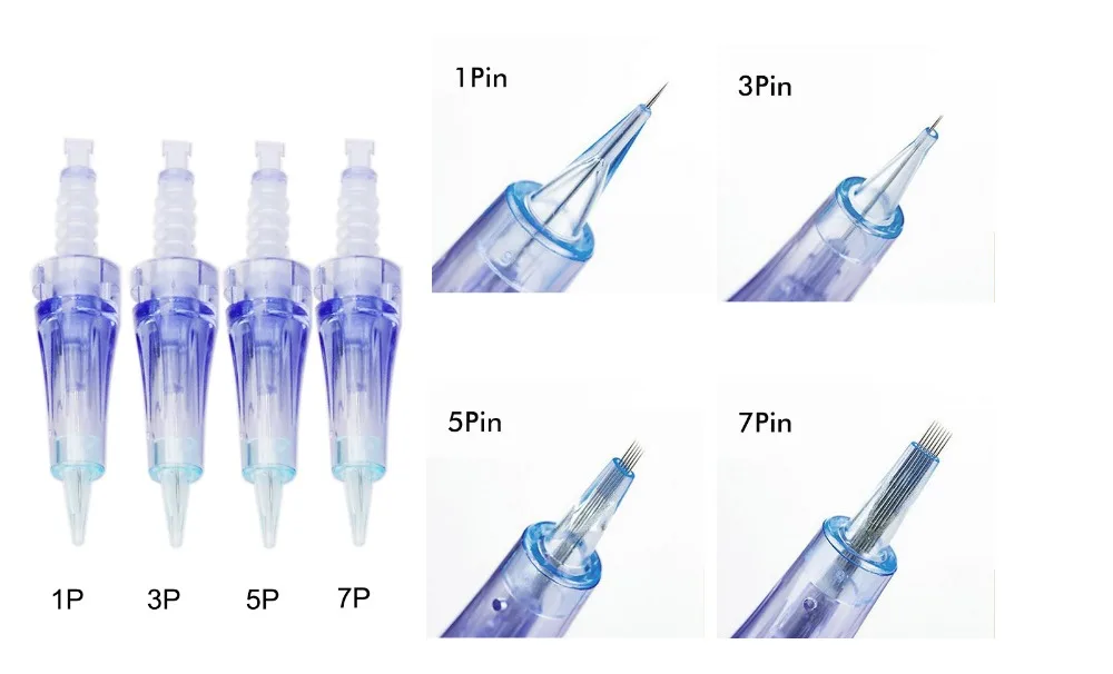МТС/пум микро иглы картридж Замена для Дерма ручка, 30 шт./лот, микро нано иглы головы татуировки иглы подходит для Dr. A6