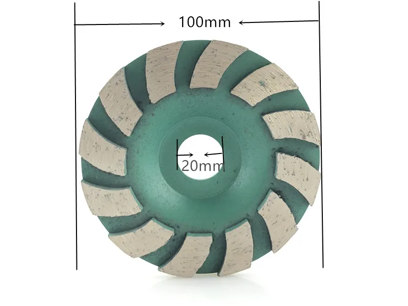 100x20 мм Diamond шлифовальный диск шлифовка в форме чаши чашки бетонный гранитный камень Керамика инструменты