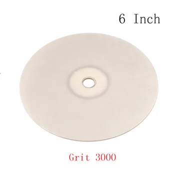 

1PCS 6 Inch Grit 3000 Diamond Coated Flat Lap Wheel Jewelry Polishing Grinding Disc