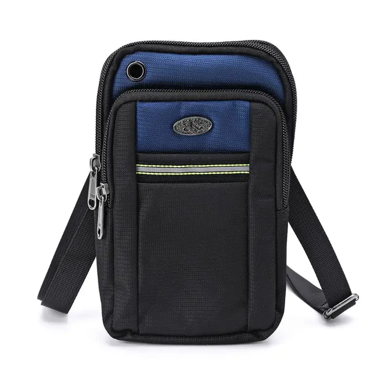Повседневная нейлоновая сумка на молнии через плечо для мобильного телефона сумка-мешок через плечо сумка на ремне Кошелек Wallet-X5XD