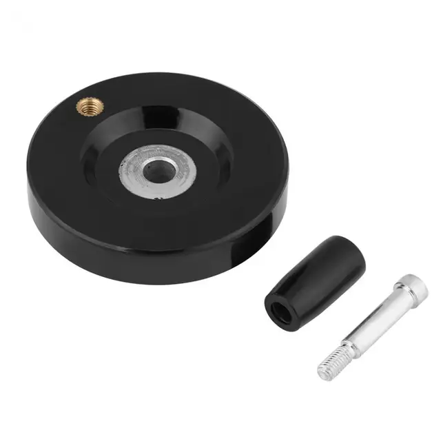 1 pcs Revolving Handle Hand Wheel Lathe Milling Machine Rear Ripple Hand Wheel With Revolving Handle 63mm 80mm 125mm 160mm 200mm