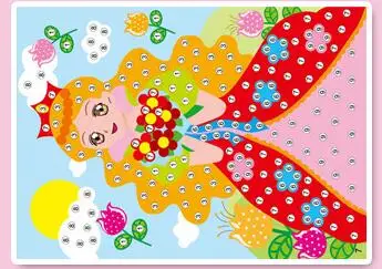 DIY 3D креативные игрушки для рисования, пластиковые хрустальные алмазные ручные принадлежности для детского сада, детские игрушки - Цвет: 7