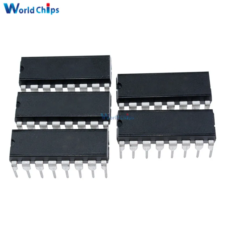 Микросхема привода двигателя diymore L293 L293D DIP DIP16 DIP-16 IC 4 канала 5 шт. | Электронные