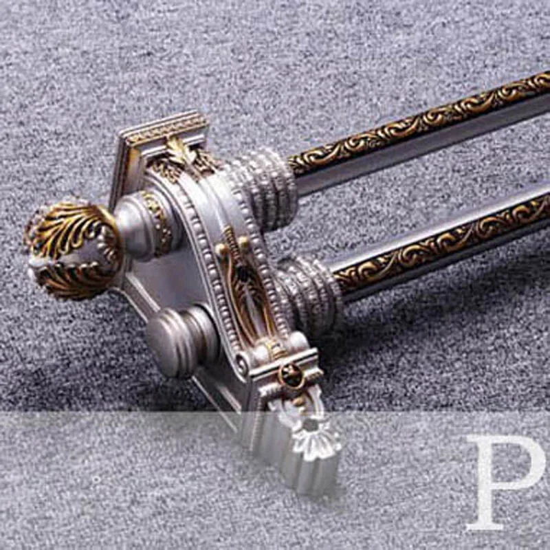 Kaufen Neue Luxus vorhänge stange klammern unterstützung rideaux plexiglas Vorhänge halter Stick Kunst Hand carving vorhang stangen vorhang halterung